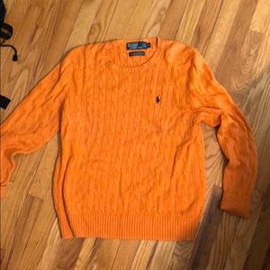 Orange Ralph Lauren sweater
